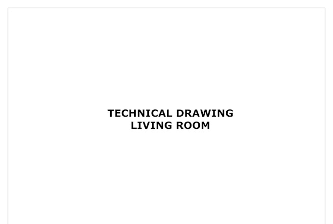 3d modelling interior design and technical drawings